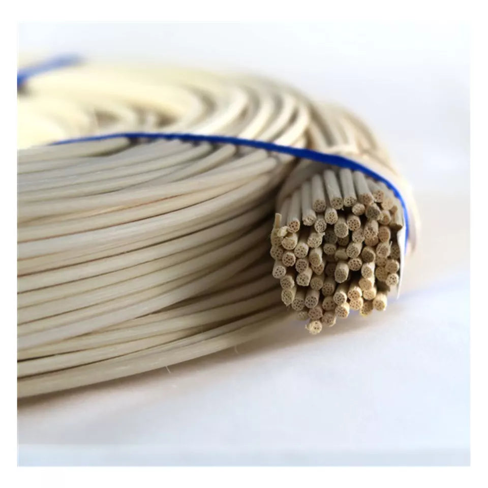 Miolo de vime para cesteria 4 mm, bobina de 1 kg
